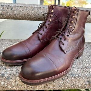 Beckett Simonon Dark Brown Leather Boots
